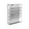 Mind Reader 6 Compartment Vertical Hanging Wall File & Chart Organizer